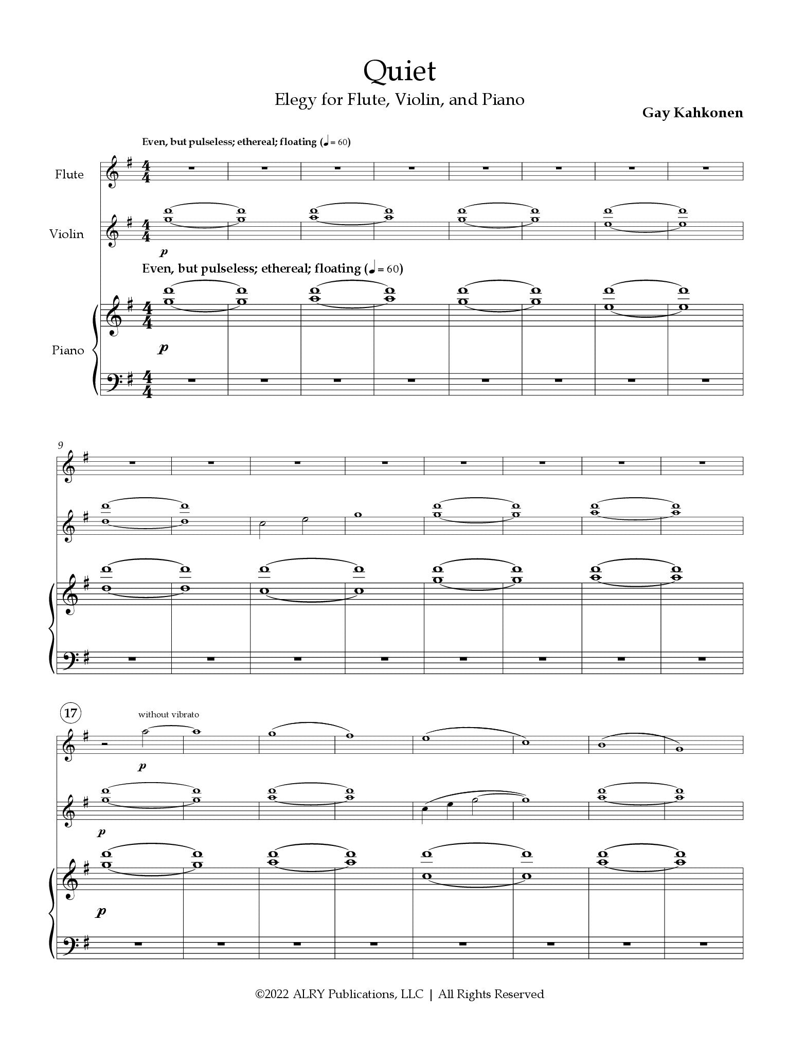Kahkonen, G :: Quiet