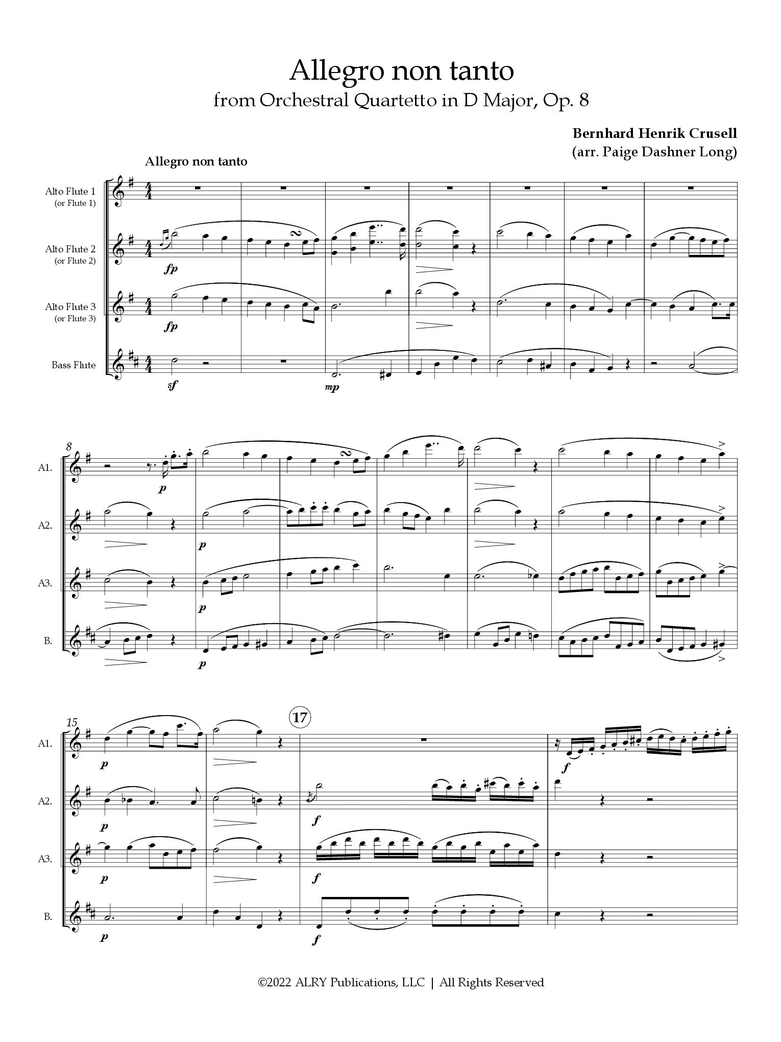 Crusell, BH :: Allegro non tanto, Op. 8