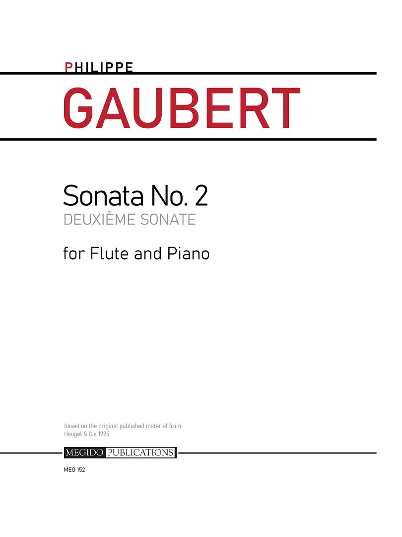 Gaubert, P :: Sonata No. 2