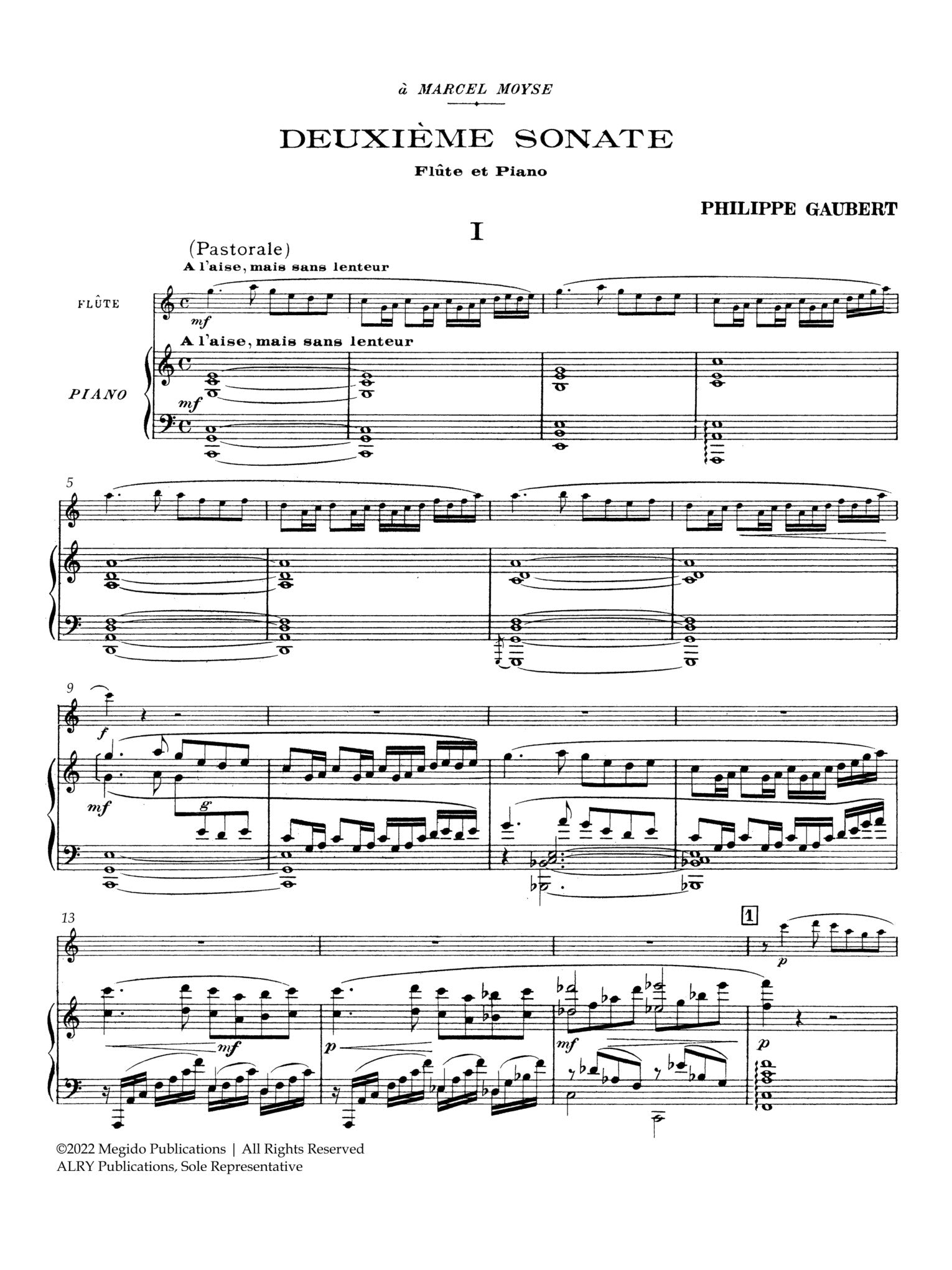 Gaubert, P :: Sonata No. 2