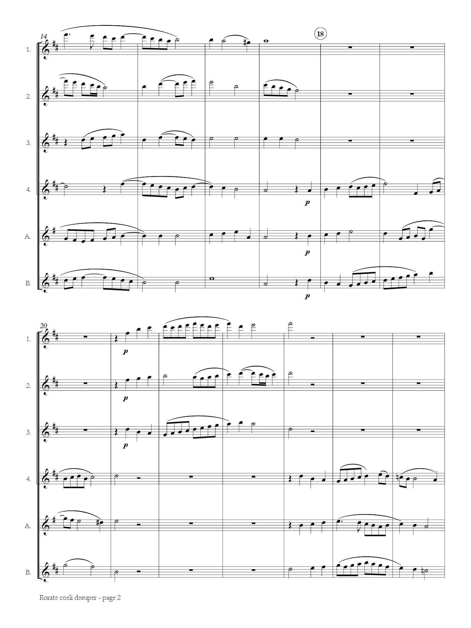 Handl, J :: Rorate coeli desuper