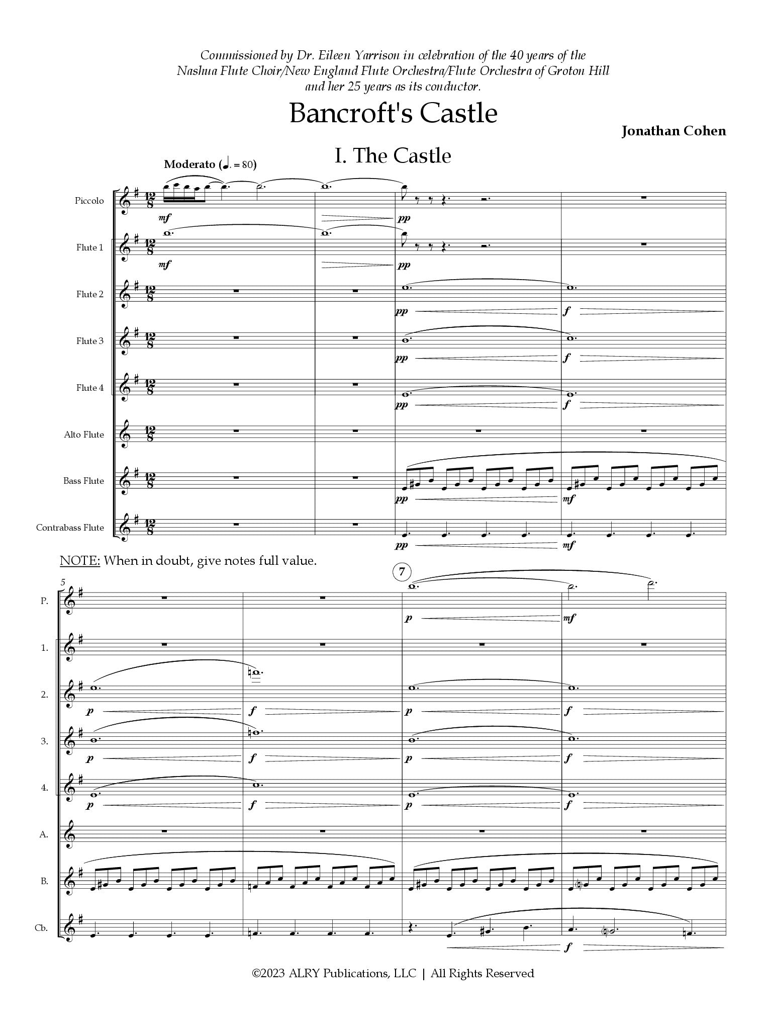 Cohen, J :: Bancroft's Castle