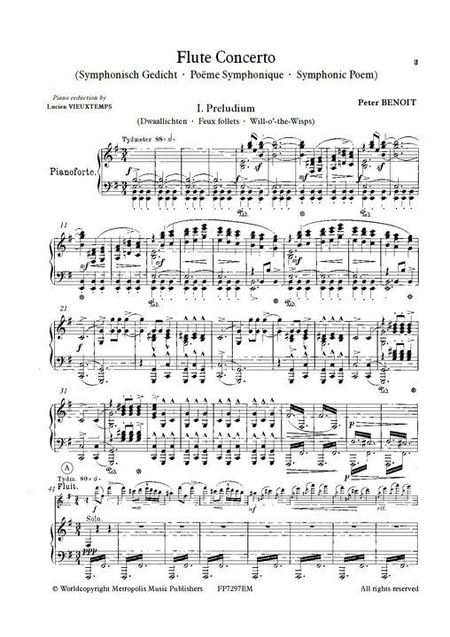 Benoit, P :: Flute Concerto