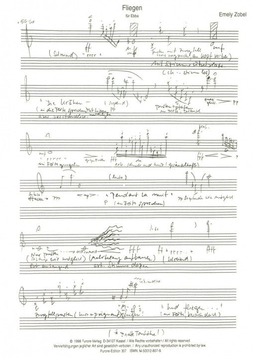 Zobel, E :: Fliegen op. 13