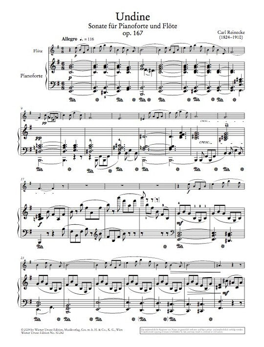 Reinecke, C :: Undine Sonate