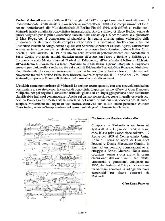 Mainardi, E :: Nocturne