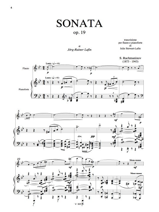 Rachmaninov, S :: Sonata op. 19