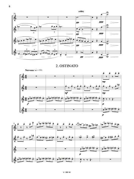 Cesarini, F :: 2nd Flute Quartet Op. 30