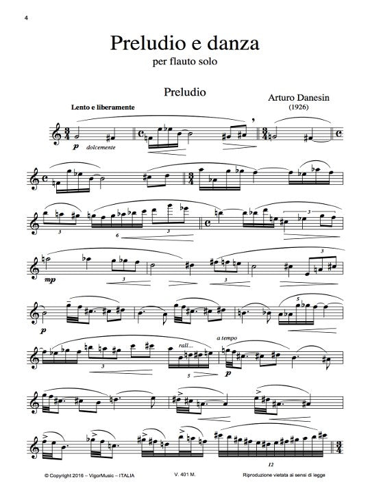 Danesin, A :: Preludio e Danza