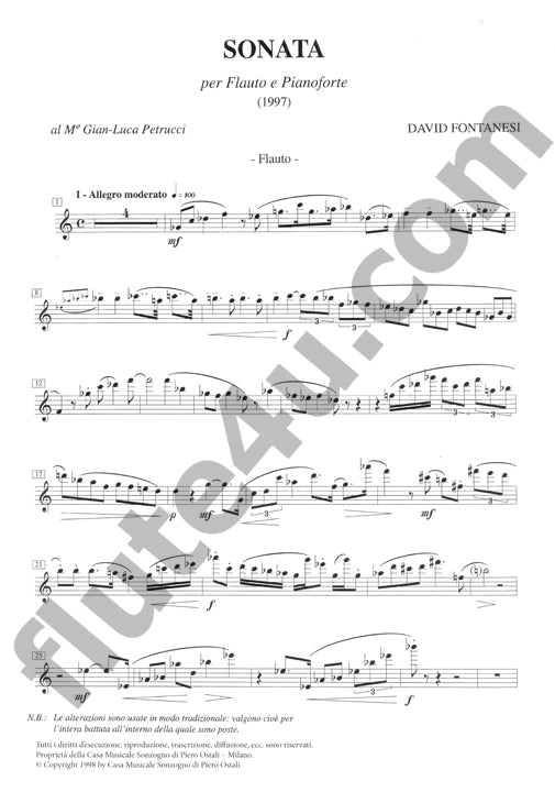 Fontanesi, D :: Sonata