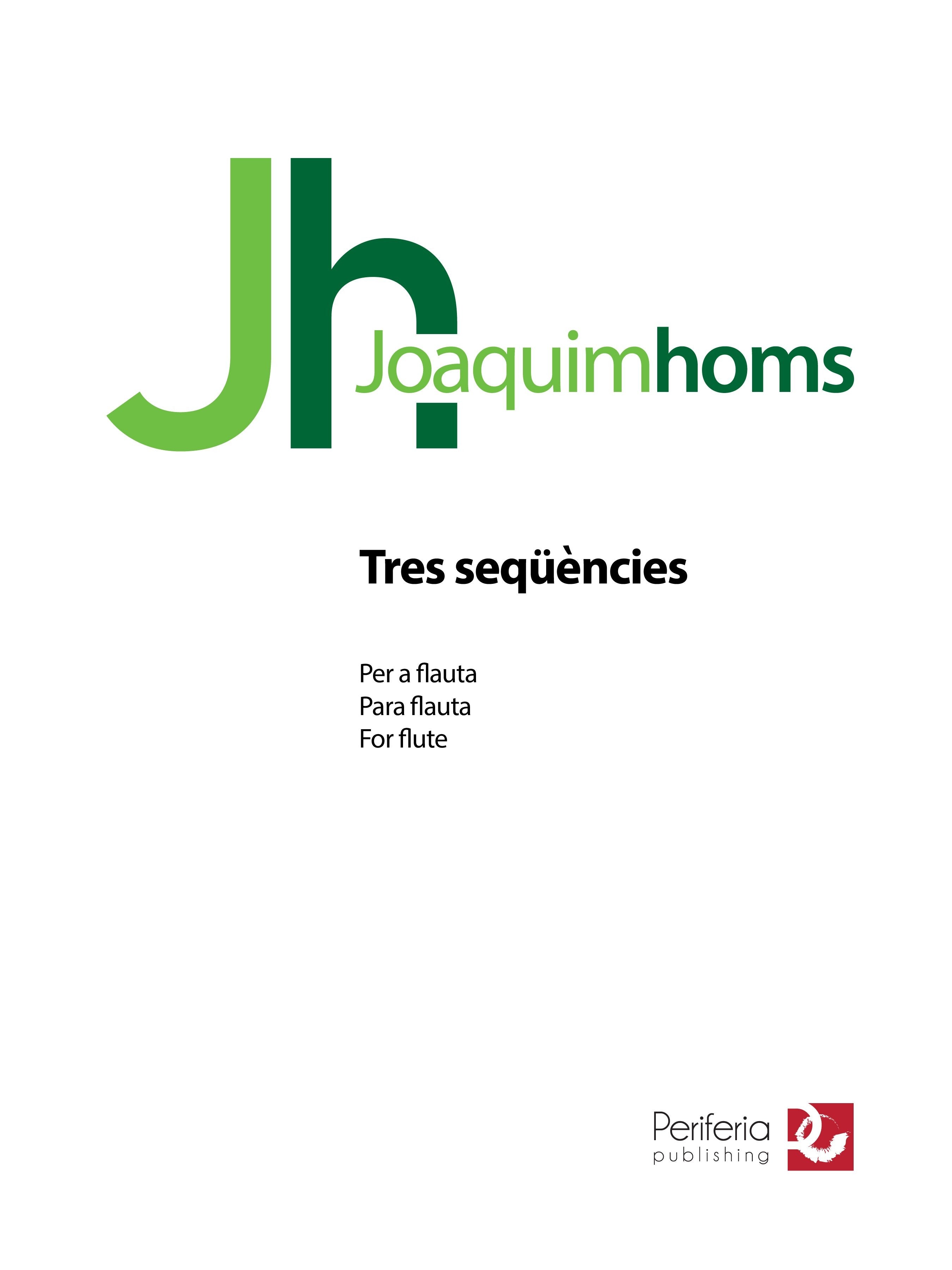 Homs, J :: Tres sequencies