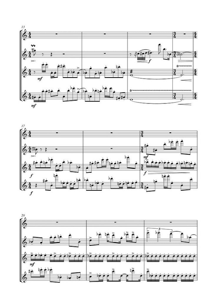 Variego, J :: 4 Flutes Quartet