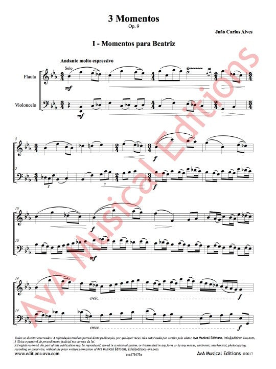 Alves, JC :: 3 Momentos, Op. 9