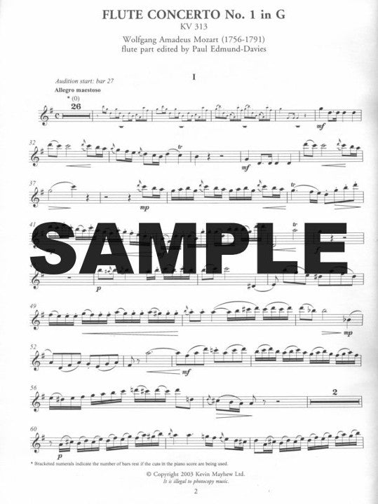 Mozart, WA :: Concerto No. 1 in G - KV 313