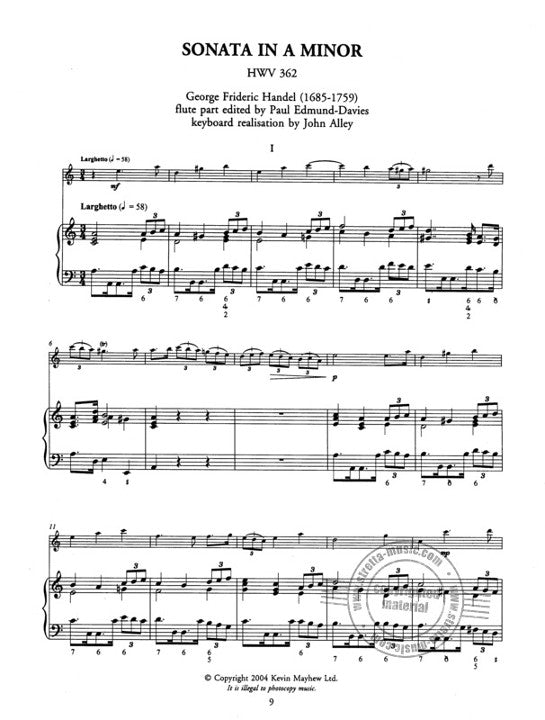 Handel, GF :: Sonatas for Flute: Book 2