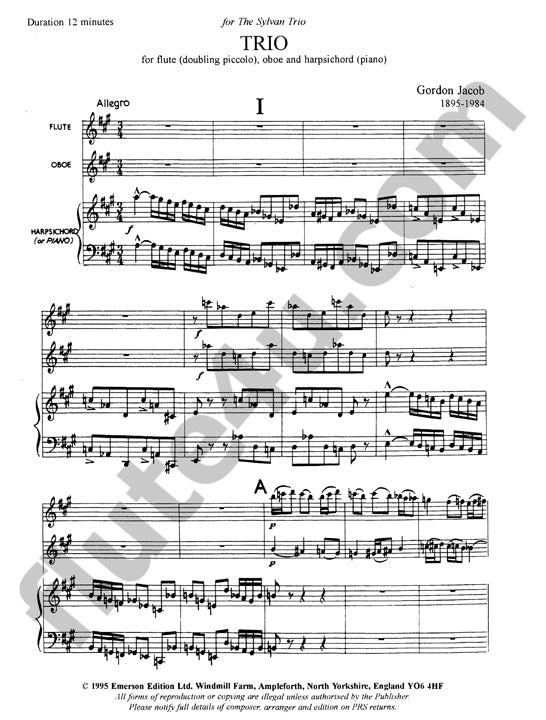Jacob, G :: Trio