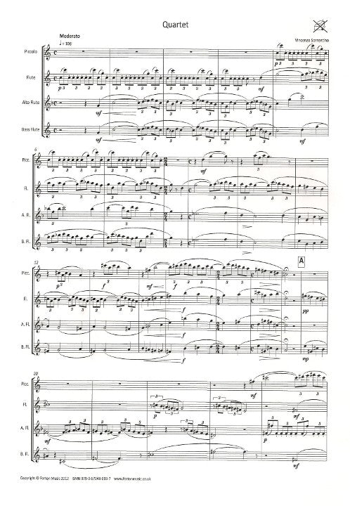 Sorrentino, V :: Four Flutes