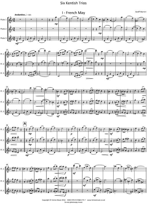 Warren, G :: Six Kentish Trios