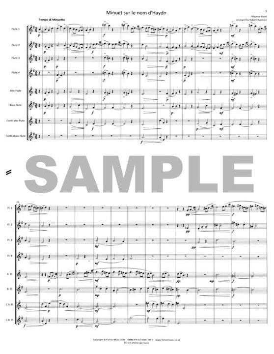 Ravel, M :: Minuet sur le nom d'Haydn