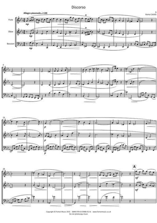 Cafolla, R :: Sonata for Wind Trio (Capers)