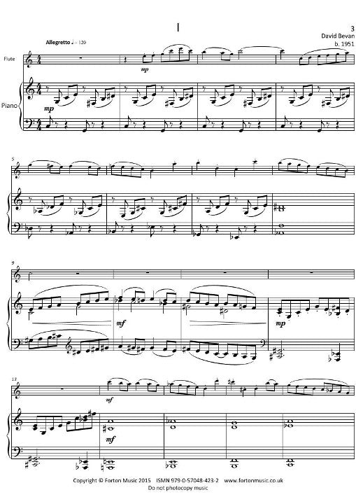 Bevan, D :: Flute Sonata