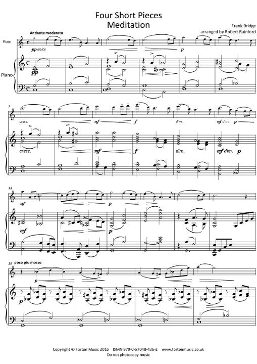 Bridge, F :: Four Short Pieces