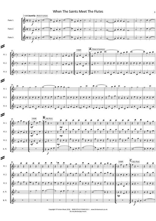 Traditional :: When the Saints Meet the Flutes