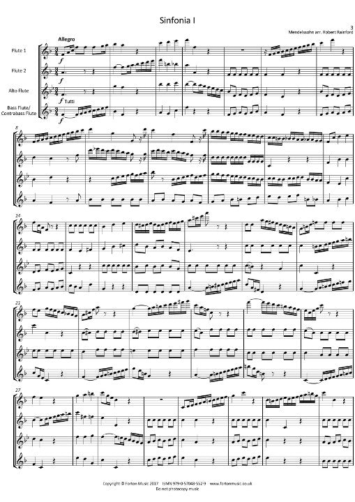 Mendelssohn, FB :: Sinfonia I