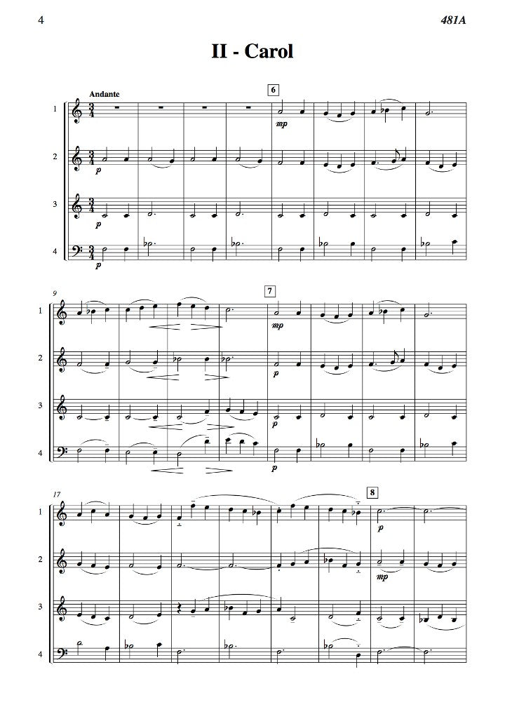Wiggins, C :: Three of a Kind for Flexible Quartet