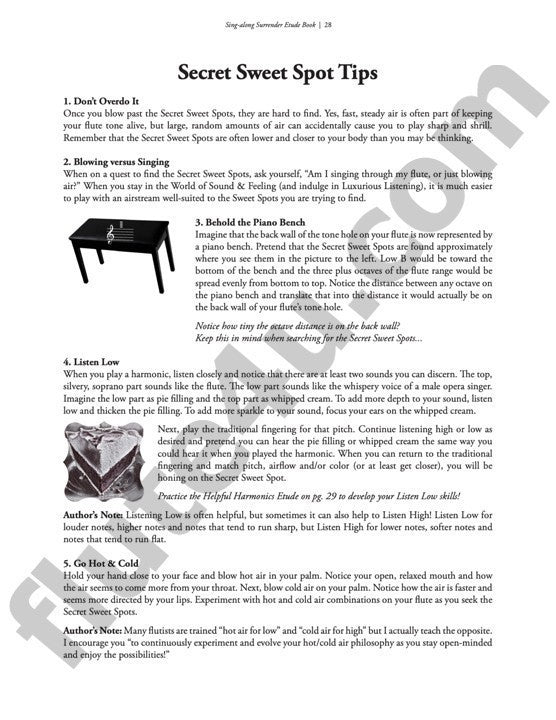 Sanchez, T :: The Aspiring Flutist's Sing-along Surrender Etude Book
