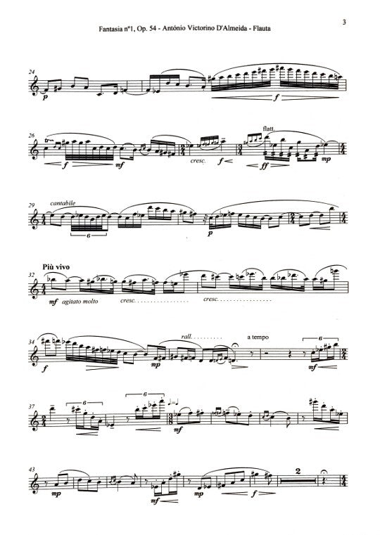 d'Almeida, AV :: Fantasia No. 1, Op. 54