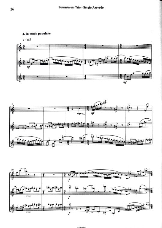 Azevedo, S :: Serenata em trio