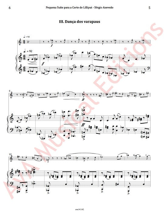 Azevedo, S :: Pequena Suite para a Corte de Lilliput [Small Suite for the Court of Lilliput)