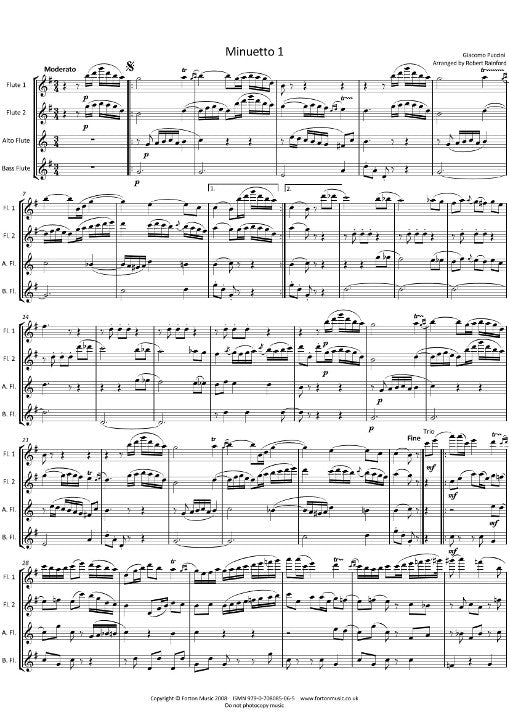 Puccini, G :: Three Minuets