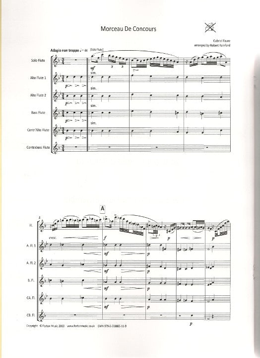 Faure, G :: Morceau de Concours