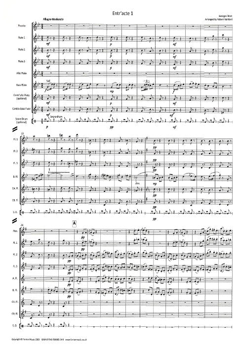 Bizet, G :: Entr'actes from Carmen