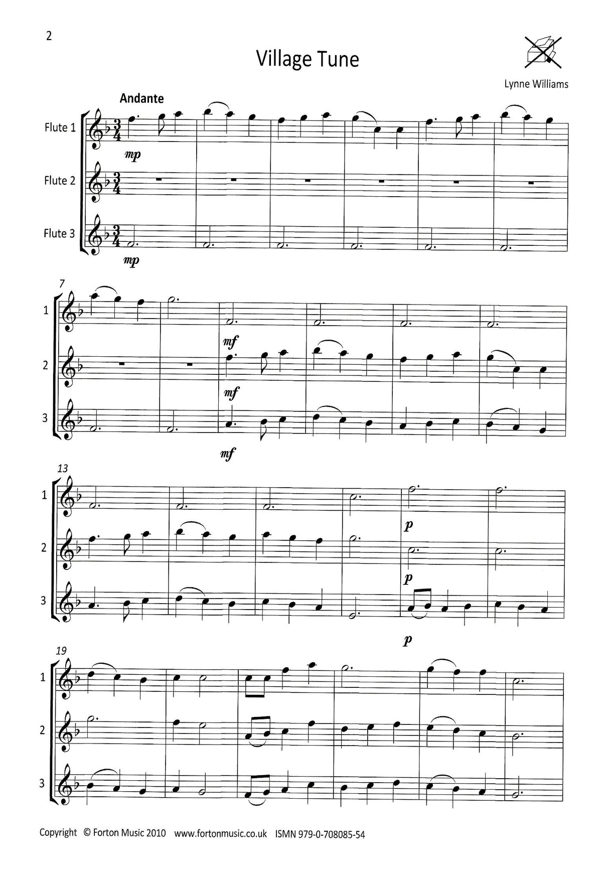 Williams, L :: Flute Trios - Book 1