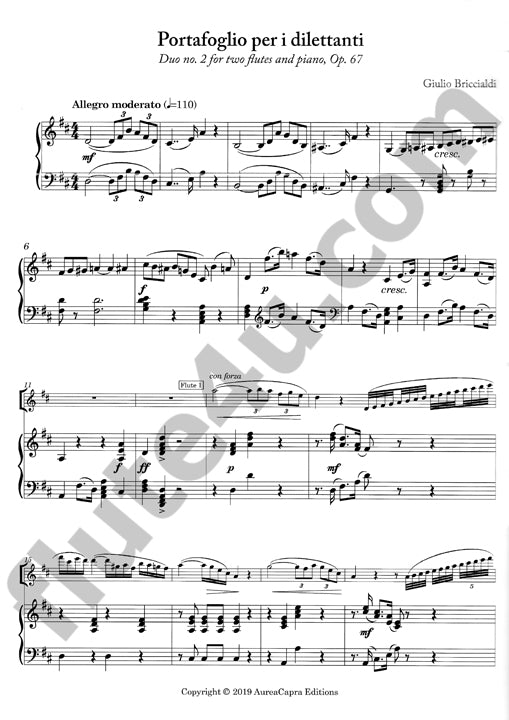 Briccialdi, G :: Portafoglio per i dilettanti, op. 67