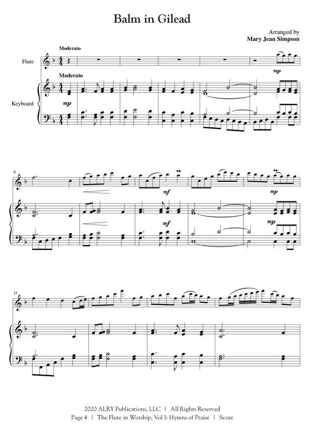 Various :: The Flute in Worship - Volume 1: Hymns of Praise
