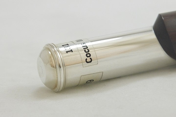 Mancke Flute Headjoint - Sterling Silver/Cocuswood Lip and Riser
