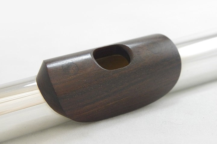 Mancke Flute Headjoint - Sterling Silver/Cocuswood Lip and Riser