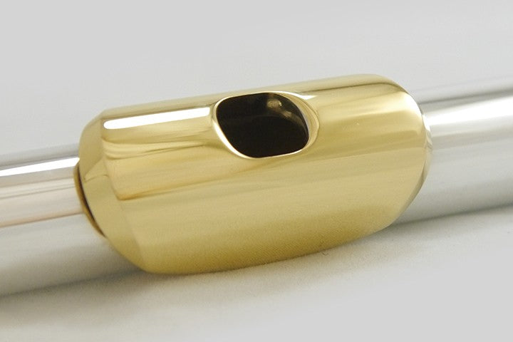 Mancke Flute Headjoint - Sterling Silver/21.5k Lip Plate/Platinum Riser