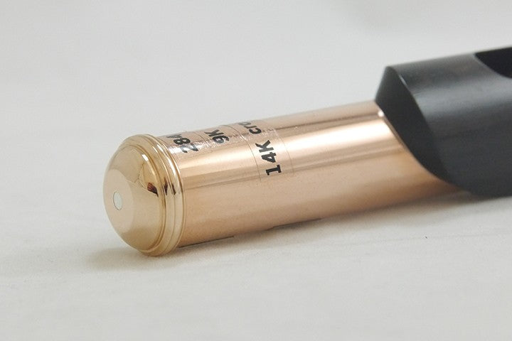 Mancke Flute Headjoint - 9k Gold / Grenadilla Lip and Riser