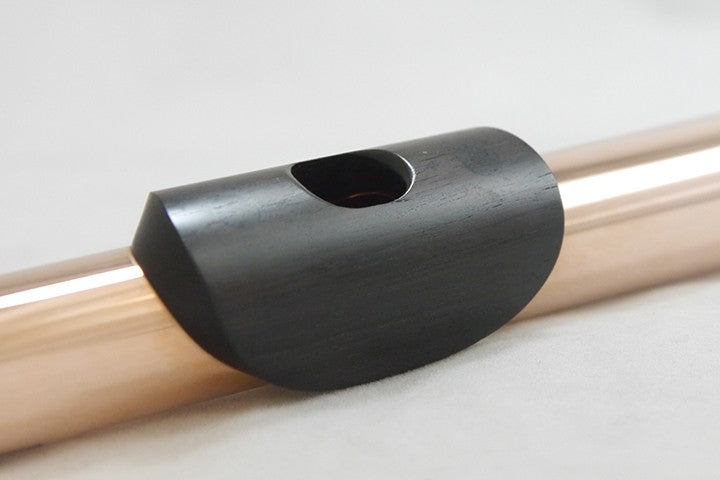 Mancke Flute Headjoint - 9k Gold / Grenadilla Lip and Riser