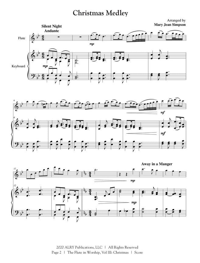 Various :: The Flute in Worship - Volume 3: Christmas