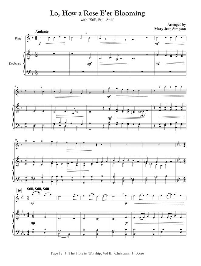 Various :: The Flute in Worship - Volume 3: Christmas