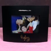 Frame: 4x6 Black Flute Music Frame
