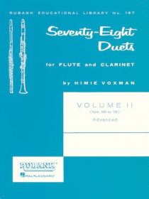 Various :: Seventy-Eight Duets for Flute and Clarinet - Volume II
