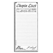 Note Pad 'Chopin Liszt'