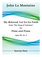 La Montaine, J :: My Beloved Let Us Go Forth op. 49 No. 2